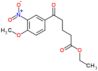 ethyl 5-(4-methoxy-3-nitro-phenyl)-5-oxo-pentanoate