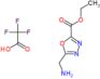 ethyl 5-(aminomethyl)-1,3,4-oxadiazole-2-carboxylate; 2,2,2-trifluoroacetic acid