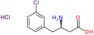 Benzenebutanoic acid, beta-amino-3-chloro-, (betaR)-, hydrochloride (1:1)