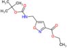 Ethyl 5-[[[(1,1-dimethylethoxy)carbonyl]amino]methyl]-3-isoxazolecarboxylate