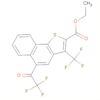 Naphtho[1,2-b]thiophene-2-carboxylic acid,5-(trifluoroacetyl)-3-(trifluoromethyl)-, ethyl ester