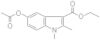 Ethyl 5-(acetyloxy)-1,2-dimethyl-1H-indole-3-carboxylate