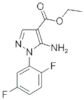 ETHYL 5-AMINO-1-(2,5-DIFLUOROPHENYL)PYRAZOLE-4-CARBOXYLATE