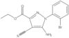 Ethyl 5-amino-1-(2-bromophenyl)-4-cyano-1H-pyrazole-3-carboxylate