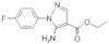 Ethyl 5-amino-1-(4-fluorophenyl)pyrazole-4-carboxylate