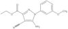Ethyl 5-amino-4-cyano-1-(3-methoxyphenyl)-1H-pyrazole-3-carboxylate