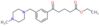 Ethyl 3-[(4-methyl-1-piperazinyl)methyl]-δ-oxobenzenepentanoate