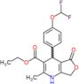 ethyl 4-[4-(difluoromethoxy)phenyl]-2-methyl-5-oxo-1,4,5,7-tetrahydrofuro[3,4-b]pyridine-3-carbo...