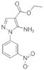 ETHYL 5-AMINO-1-(3-NITROPHENYL)PYRAZOLE-4-CARBOXYLATE