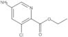 Ethyl 5-amino-3-chloro-2-pyridinecarboxylate