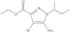 Ethyl 5-amino-4-bromo-1-(1-methylpropyl)-1H-pyrazole-3-carboxylate