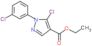 ethyl 5-chloro-1-(3-chlorophenyl)-1H-pyrazole-4-carboxylate