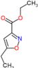 3-Isoxazolecarboxylic acid, 5-ethyl-, ethyl ester