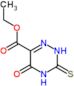 ethyl 5-oxo-3-thioxo-2,3,4,5-tetrahydro-1,2,4-triazine-6-carboxylate