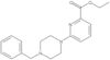 Ethyl 6-[4-(phenylmethyl)-1-piperazinyl]-2-pyridinecarboxylate