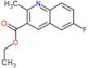 Ethyl 6-fluoro-2-methyl-3-quinolinecarboxylate