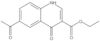 Ethyl 6-acetyl-1,4-dihydro-4-oxo-3-quinolinecarboxylate