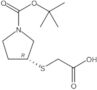 1-(1,1-Dimethylethyl) (3R)-3-[(carboxymethyl)thio]-1-pyrrolidinecarboxylate