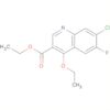 3-Quinolinecarboxylic acid, 7-chloro-4-ethoxy-6-fluoro-, ethyl ester