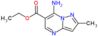 ethyl 7-amino-2-methylpyrazolo[1,5-a]pyrimidine-6-carboxylate