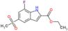 ethyl 7-fluoro-5-(methylsulfonyl)-1H-indole-2-carboxylate