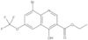 Ethyl 8-bromo-4-hydroxy-6-(trifluoromethoxy)-3-quinolinecarboxylate