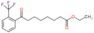 Ethyl η-oxo-2-(trifluoromethyl)benzeneoctanoate