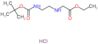 ethyl N-{2-[(tert-butoxycarbonyl)amino]ethyl}glycinate hydrochloride