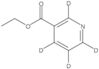 Ethyl 3-pyridine-2,4,5,6-d4-carboxylate