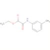 Acetic acid, [(3-methylphenyl)amino]oxo-, ethyl ester