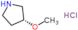 (3R)-3-Methoxypyrrolidine hydrochloride (1:1)