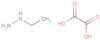 ethylhydrazinediylium oxalate