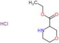 ethyl morpholine-3-carboxylate hydrochloride (1:1)