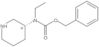 Phenylmethyl N-ethyl-N-(3R)-3-piperidinylcarbamate