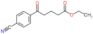 Ethyl 4-cyano-δ-oxobenzenepentanoate