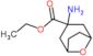 ethyl 3-amino-8-oxabicyclo[3.2.1]octane-3-carboxylate