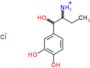 1-(3,4-dihydroxyphenyl)-1-hydroxybutan-2-aminium chloride