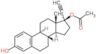 (17beta)-17-ethynyl-3-hydroxyestra-1,3,5(10)-trien-17-yl acetate