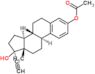 (17beta)-17-ethynyl-17-hydroxyestra-1,3,5(10)-trien-3-yl acetate