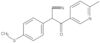 6-Methyl-α-[4-(methylthio)phenyl]-β-oxo-3-pyridinepropanenitrile