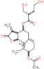 2-Butenoic acid, 4-hydroxy-2-(hydroxymethyl)-, (3aR,4R,6E,9S,10Z,11aR)-9-(acetyloxy)-2,3,3a,4,5,8,…