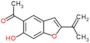 1-[6-hydroxy-2-(prop-1-en-2-yl)-1-benzofuran-5-yl]ethanone