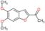 1-(5,6-dimethoxy-1-benzofuran-2-yl)ethanone