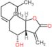 (3aR,4R,6E,10E,11aR)-4-hydroxy-6,10-dimethyl-3-methylidene-3a,4,5,8,9,11a-hexahydrocyclodeca[b]furan-2(3H)-one