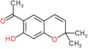 1-(7-hydroxy-2,2-dimethyl-2H-chromen-6-yl)ethanone