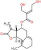 2-Butenoic acid, 4-hydroxy-2-(hydroxymethyl)-, (3aR,4R,6E,10E,11aR)-2,3,3a,4,5,8,9,11a-octahydro...