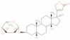 (3β,5β)-3-[(6-deoxy-α-L-mannopyranosyl)oxy]-14-hydroxycard-20(22)-enolide