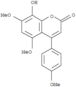 2H-1-Benzopyran-2-one,8-hydroxy-5,7-dimethoxy-4-(4-methoxyphenyl)-