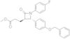 Methyl (3R,4S)-1-(4-fluorophenyl)-2-oxo-4-[4-(phenylmethoxy)phenyl]-3-azetidinepropanoate