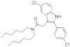 5-Chloro-2-(4-chlorophenyl)-N,N-dihexyl-1H-indole-3-acetamide